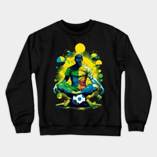 Brazil Soccer Magic Artwork Crewneck Sweatshirt